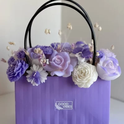 باکس گل شمعی یاس