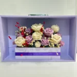 باکس گل شمعی رز