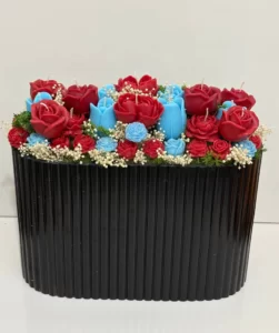 باکس گل شمعی ترکیبی