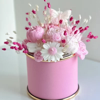 باکس گل شمعی ژربرا