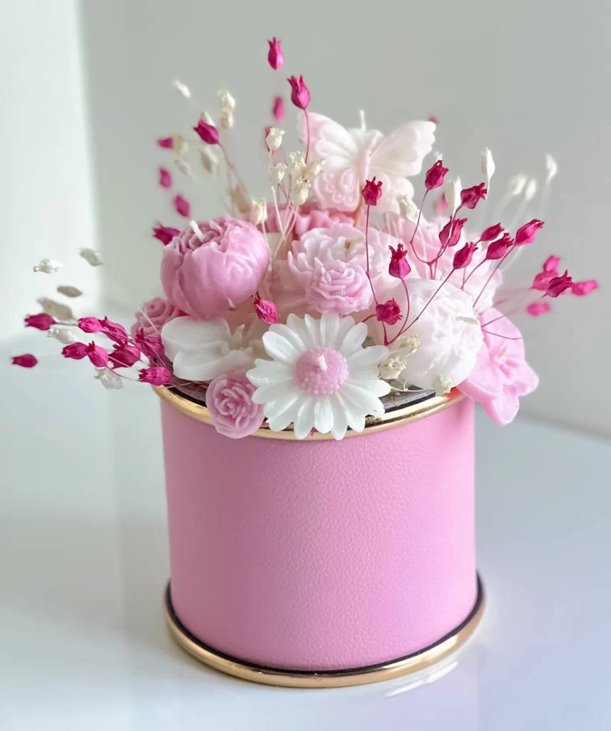 باکس گل شمعی ژربرا