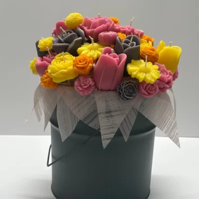 باکس گل شمعی دلین